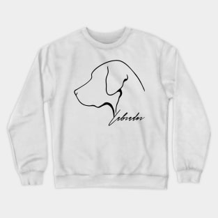 Proud Labrador profile dog Lab lover gift Crewneck Sweatshirt